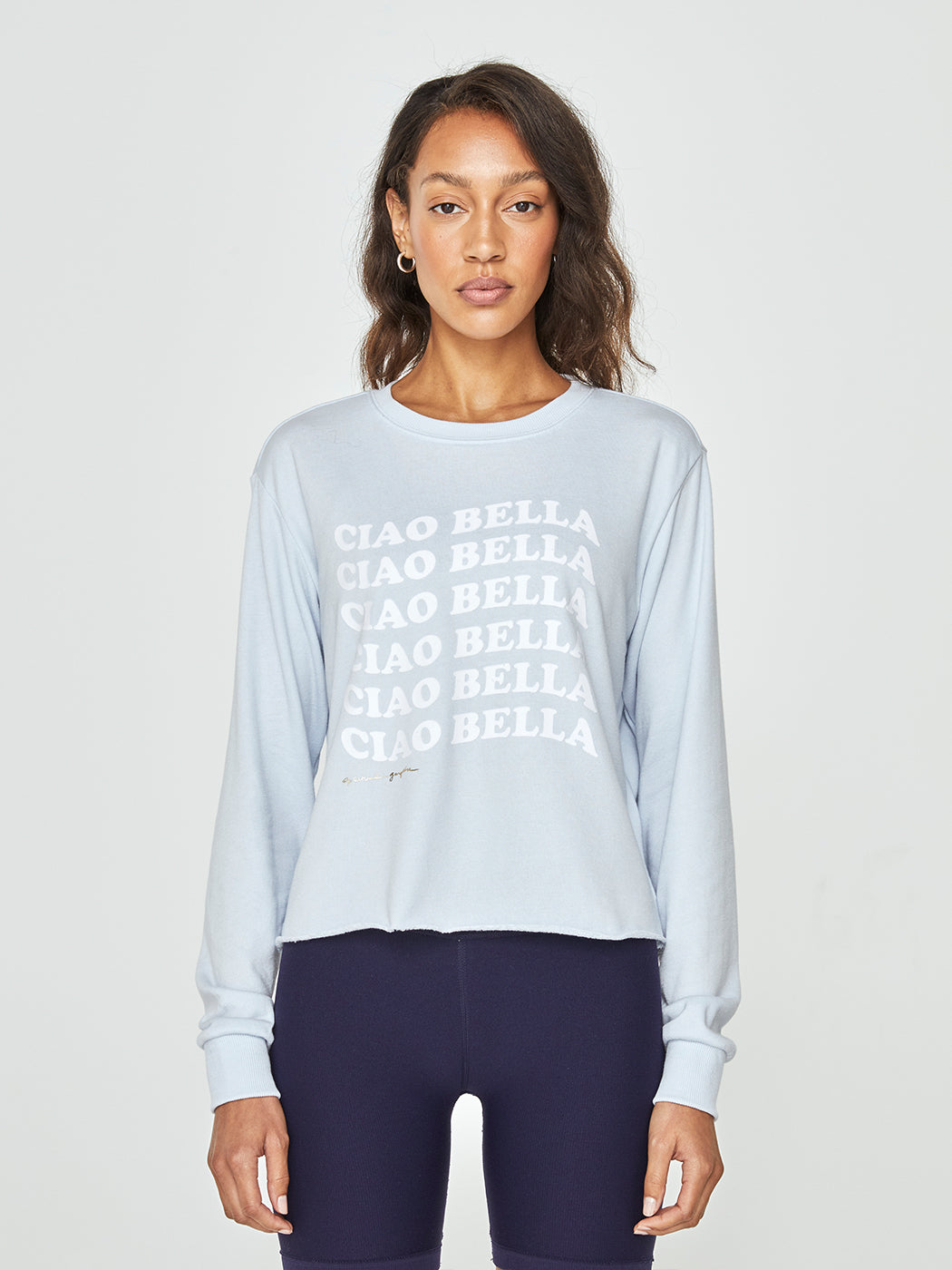CARBON38 Effortless Bella Cropped Hoodie | Zodiac-Inspired Aquarius Style